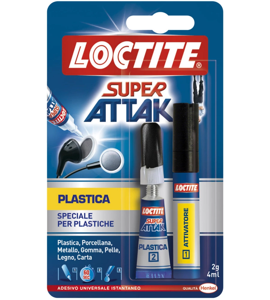 SUPER ATTAK PLASTICA 2G+4ML